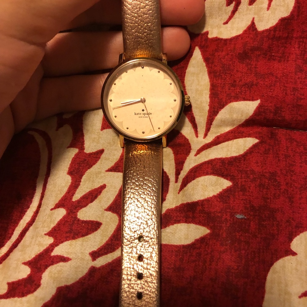 Rose Gold Leather Kate Spade Watch